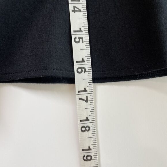 Loft Black Skirt Small Mini Skirt Black Small Sporty Preppy Soft Skirt Stretch S - Picture 6 of 9